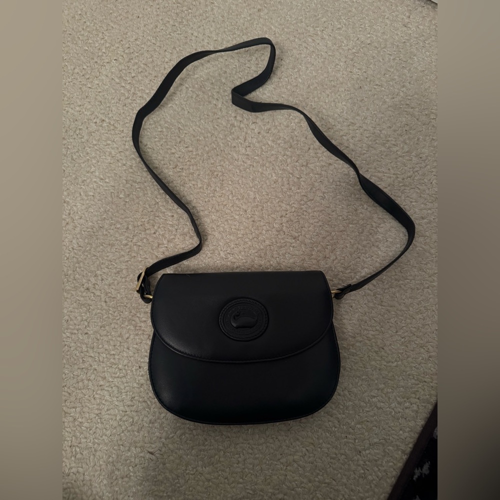 Vintage Dooney & Bourke Classic Navy Crossbody Bag